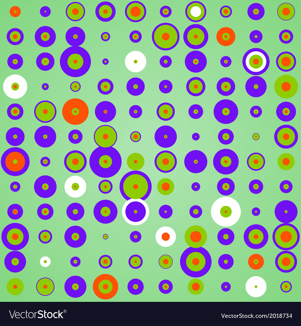 Abstract background of colored circles