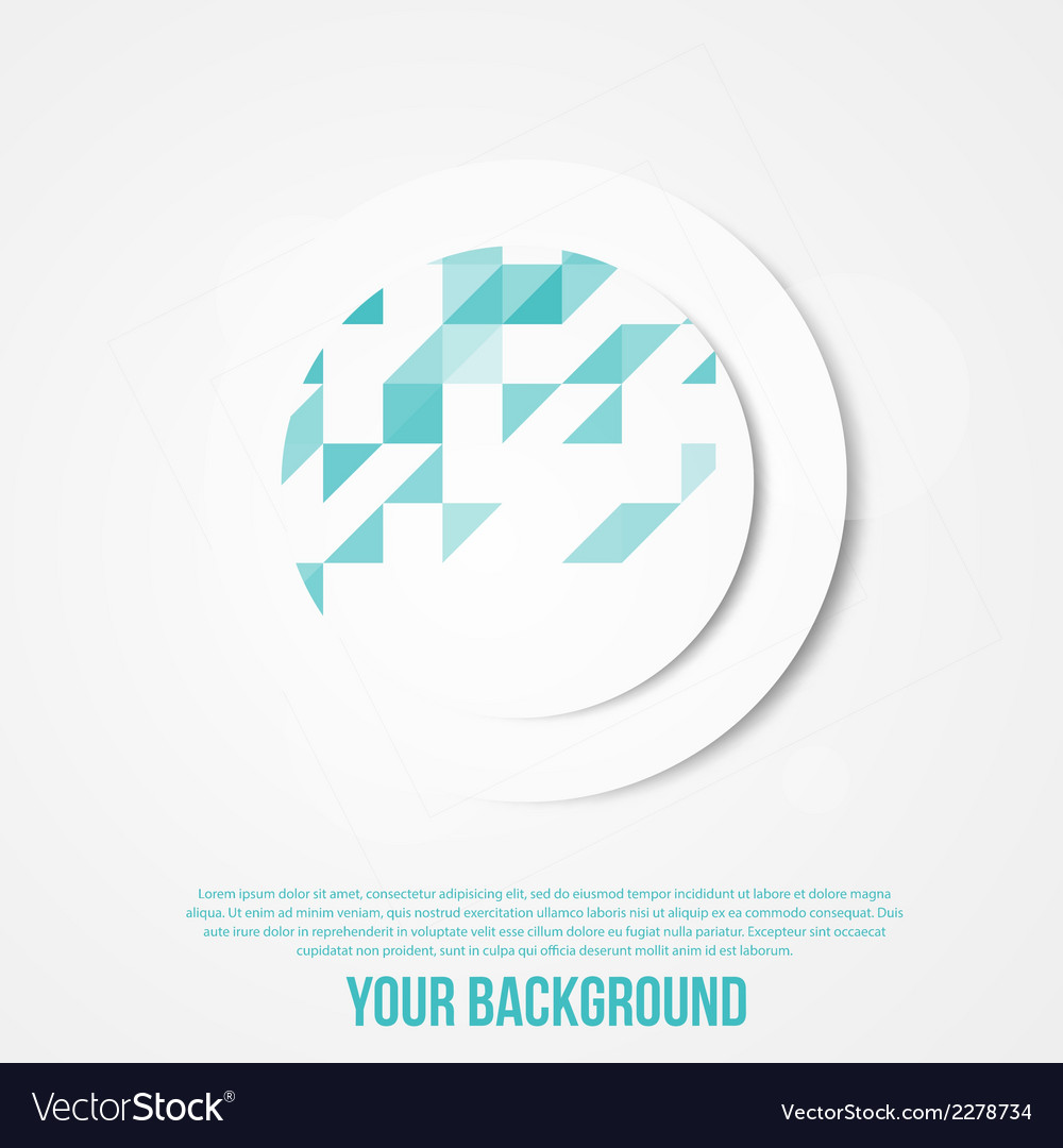 Abstract circles template object web