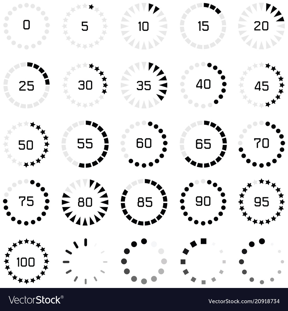 Loading icon set