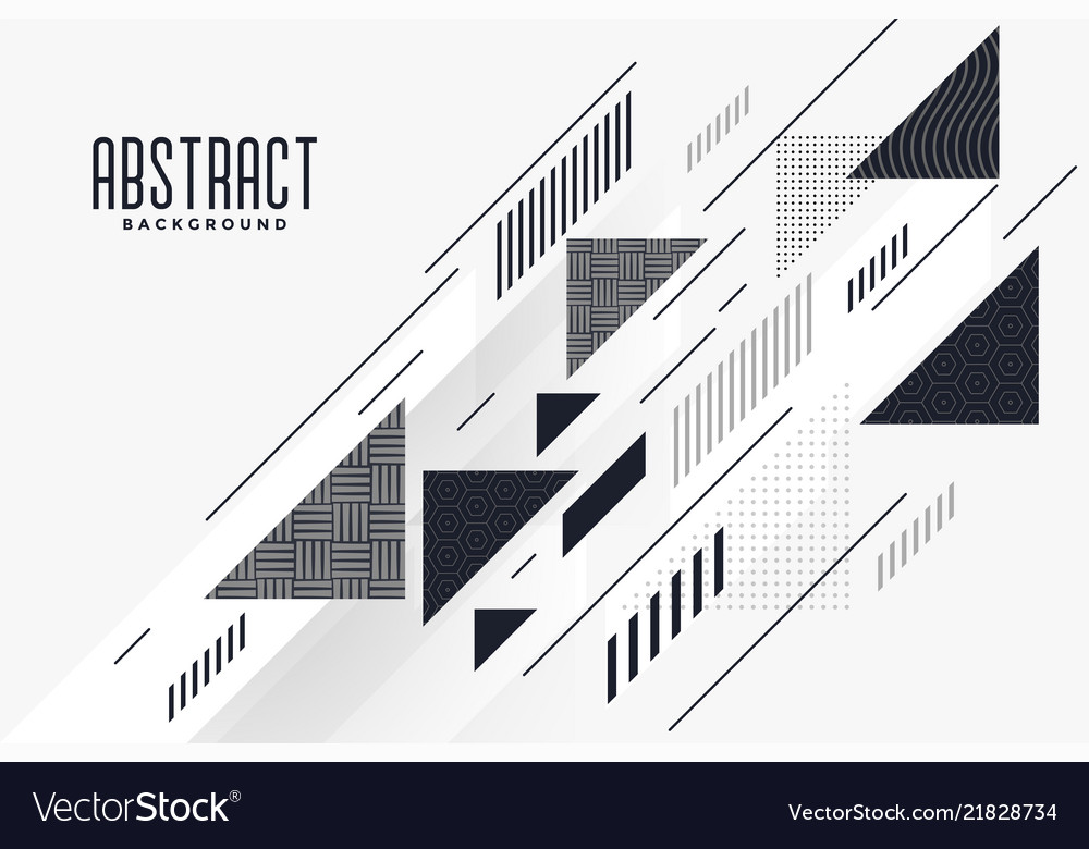 modern abstract triangle and