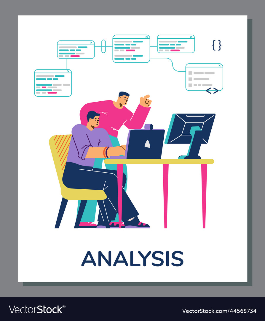 Program analysis poster template flat