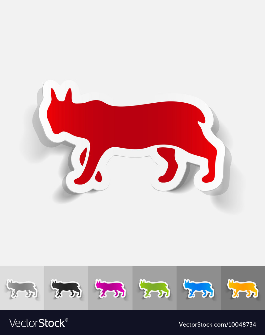 Realistic design element lynx