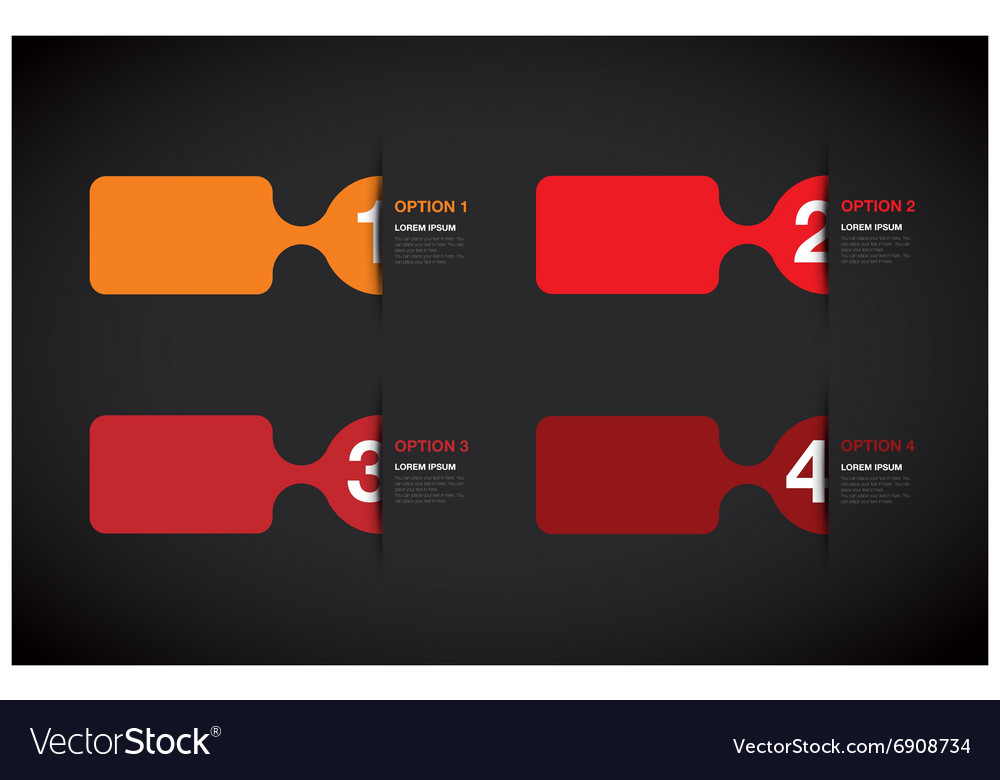 Red option background