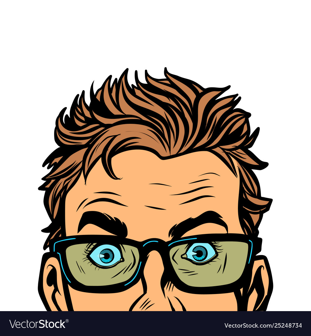 Stilvoller Mann mit Brille