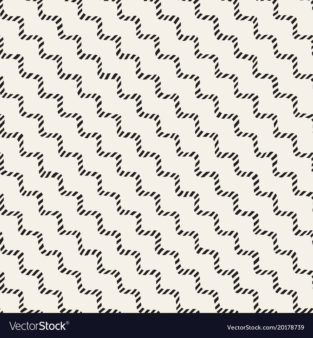 Hand drawn lines seamless pattern abstract