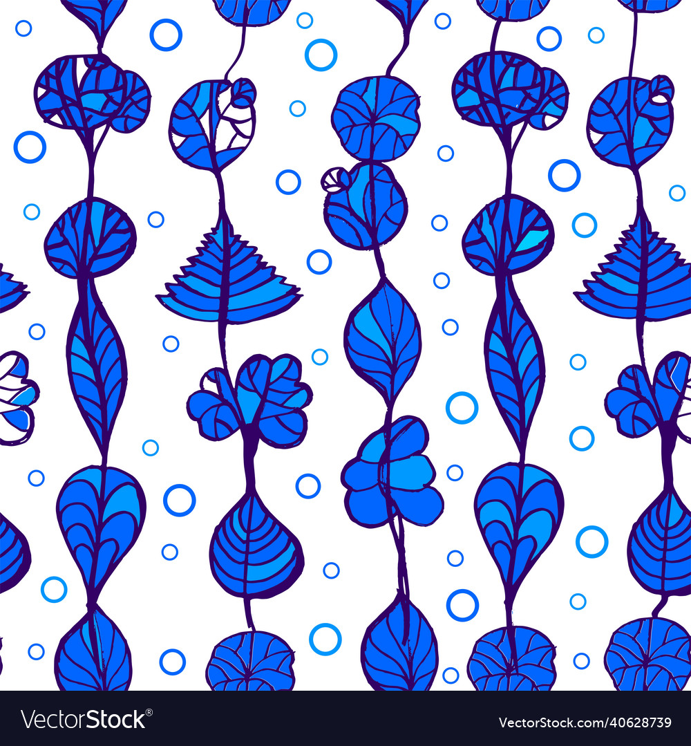 Leaves on a string vector image Leaves on a string