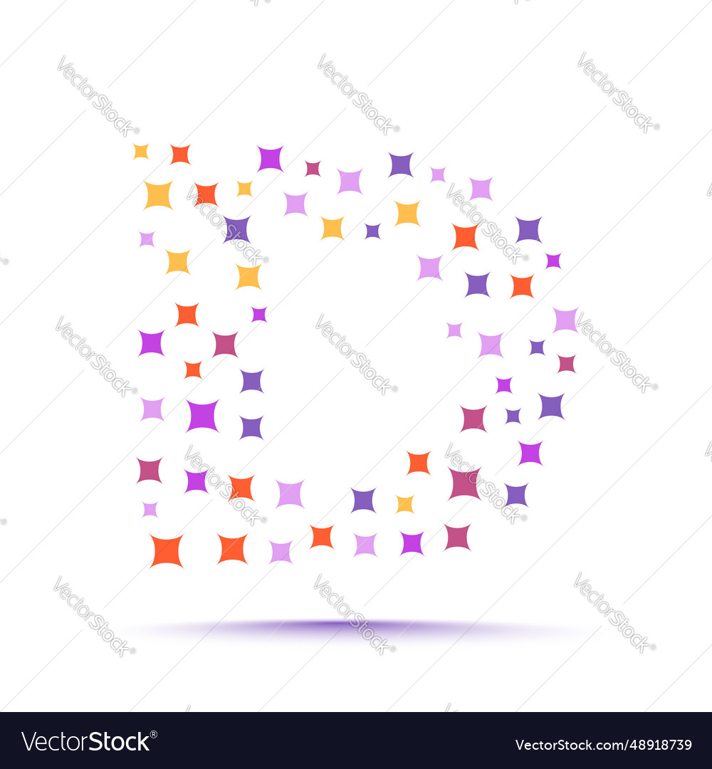 Minimal geometric trendy abstract shape pattern