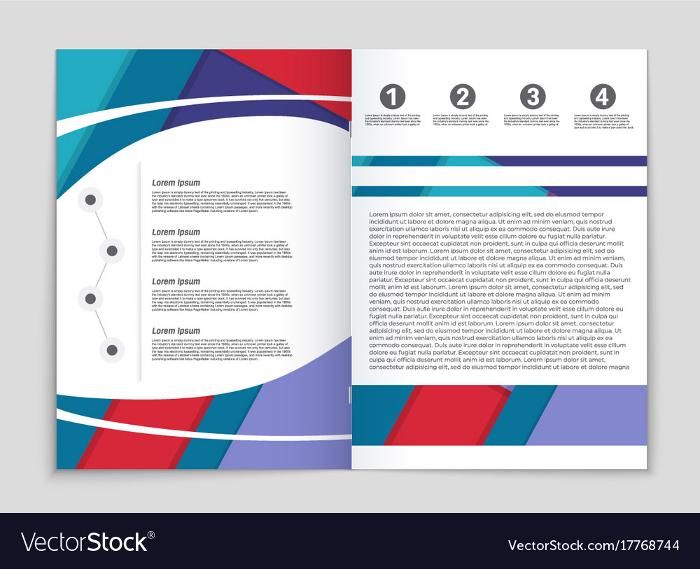Abstract layout background set for art