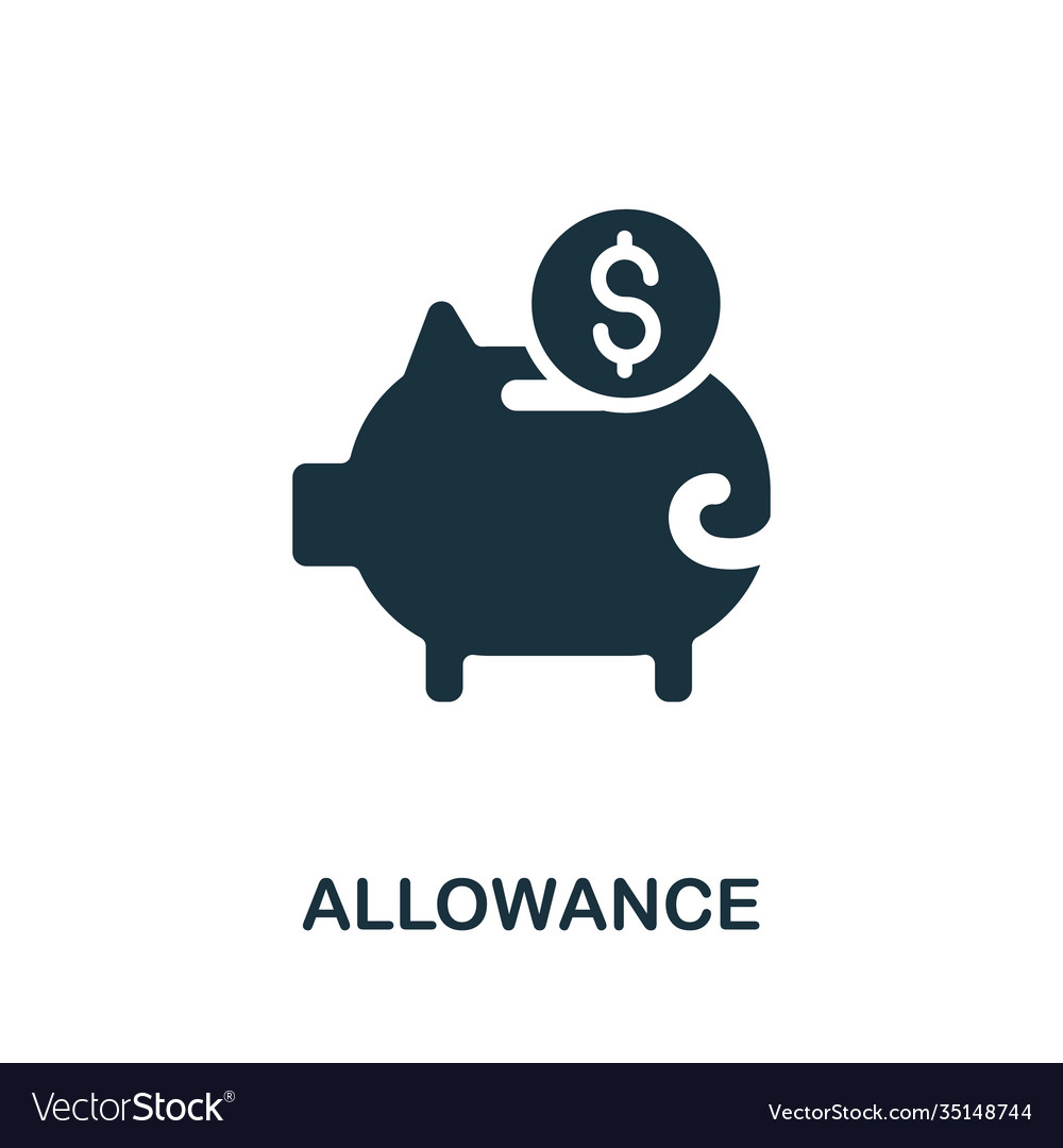 Allowance icon simple element from crisis