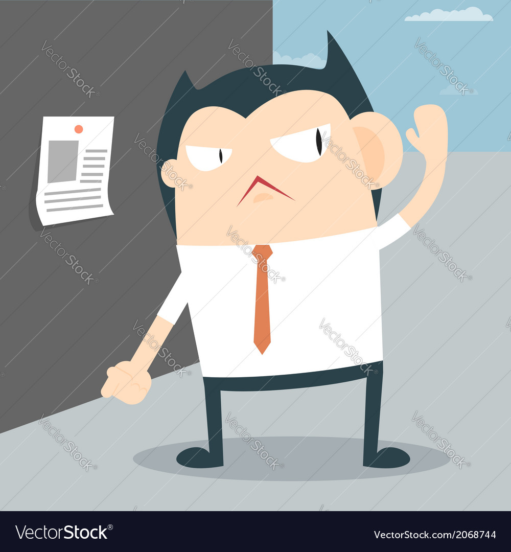 Business man Listen Royalty Free Vector Image - VectorStock