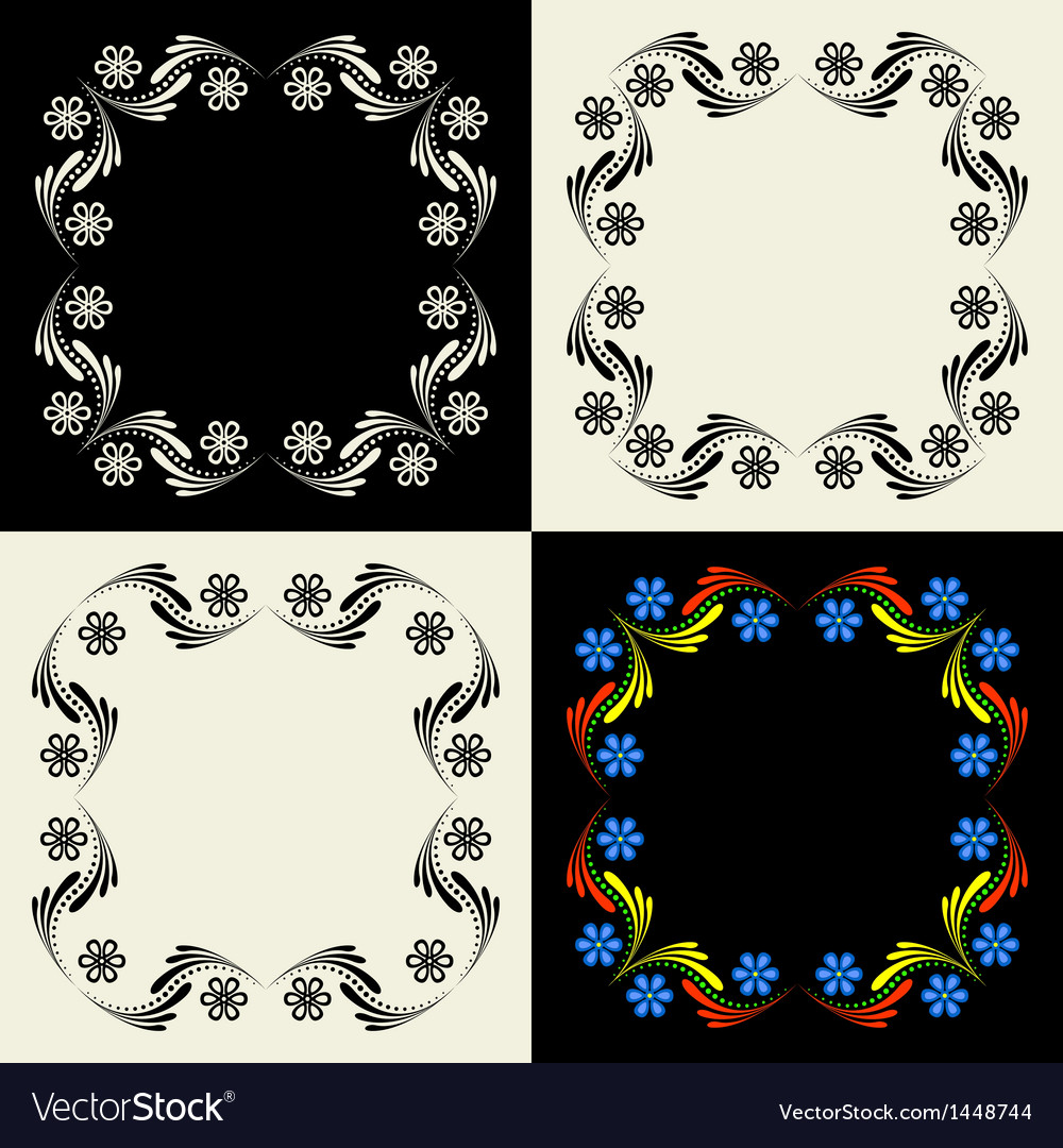 Decorative framework set