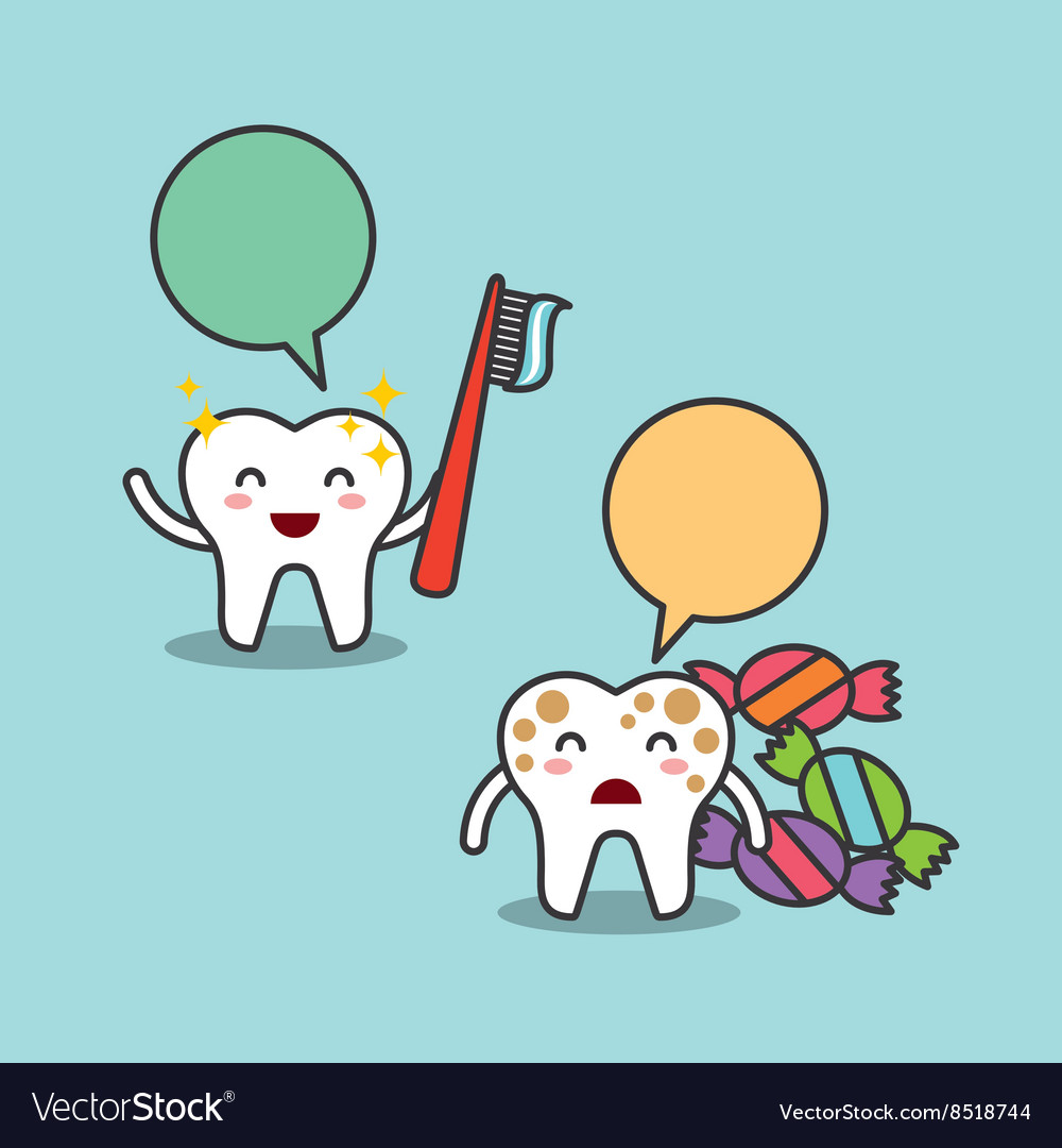 Dental hygiene design Royalty Free Vector Image