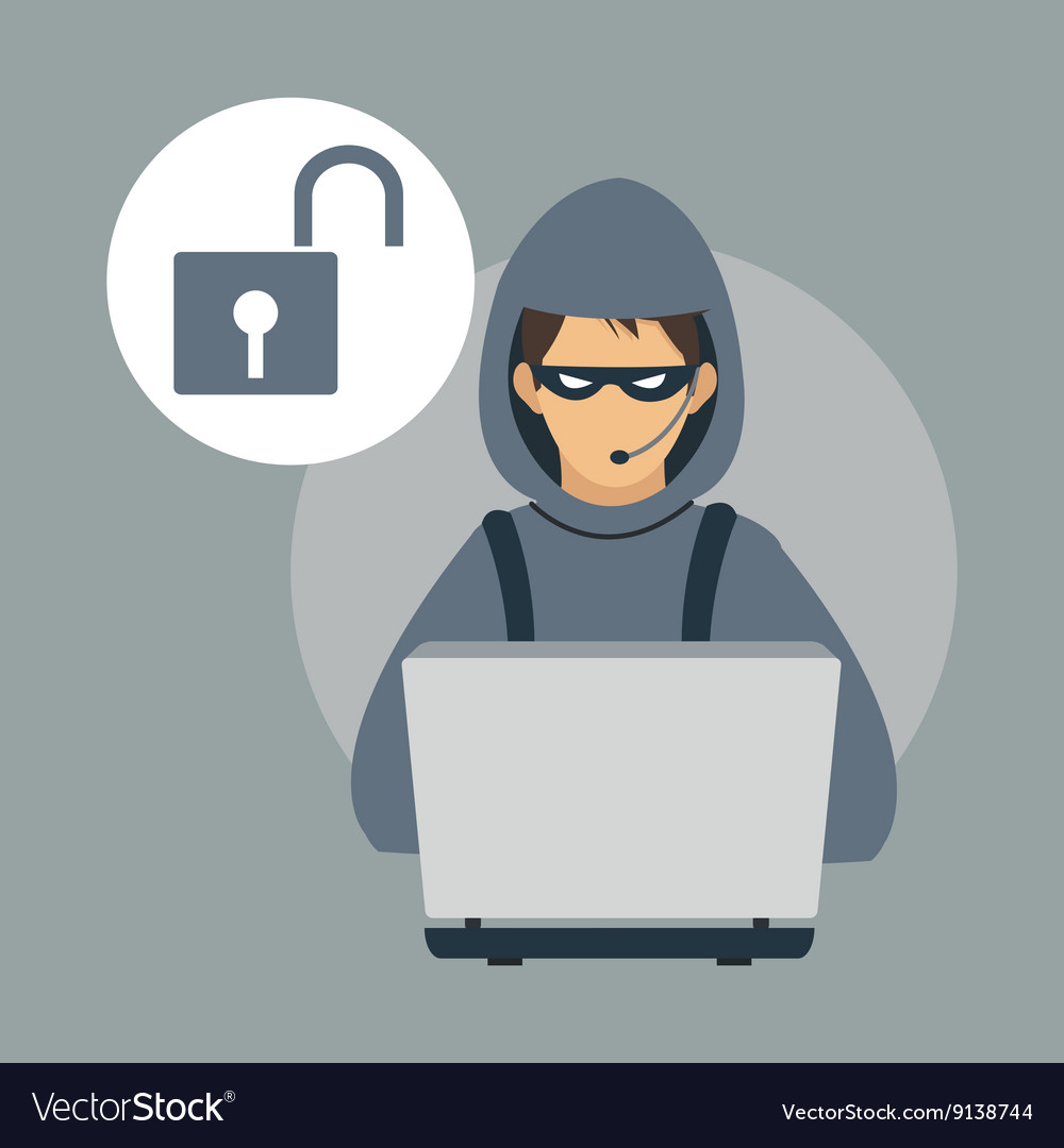 Internet security design system icon colorful