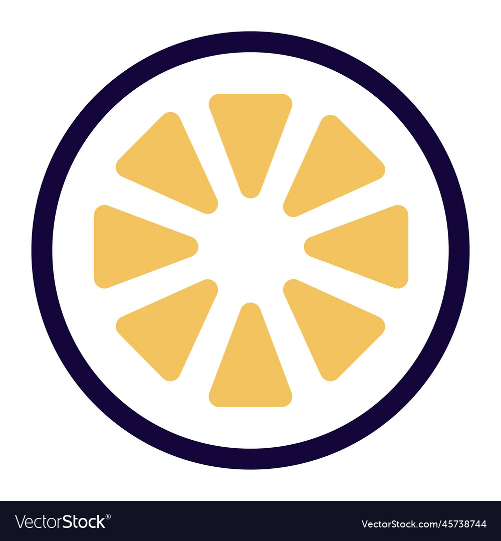 Lemon fruit rich in vitamin c Royalty Free Vector Image