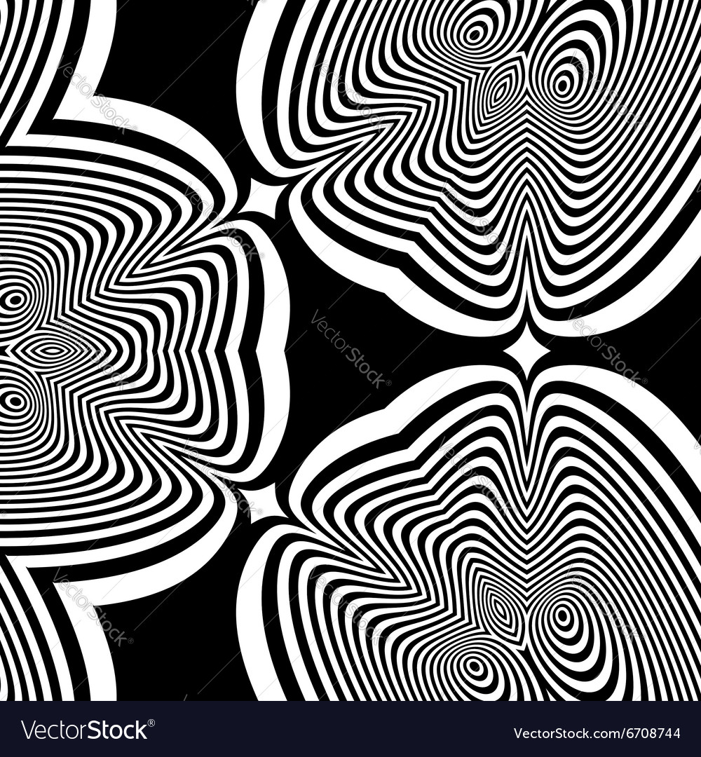 Pattern with optical abstract background