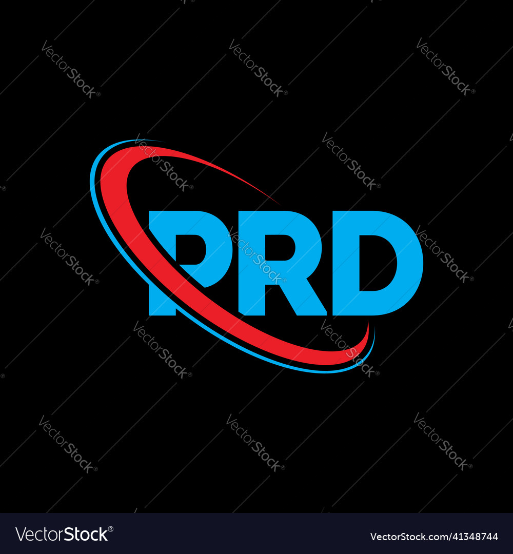 Prd logo letter design Royalty Free Vector Image