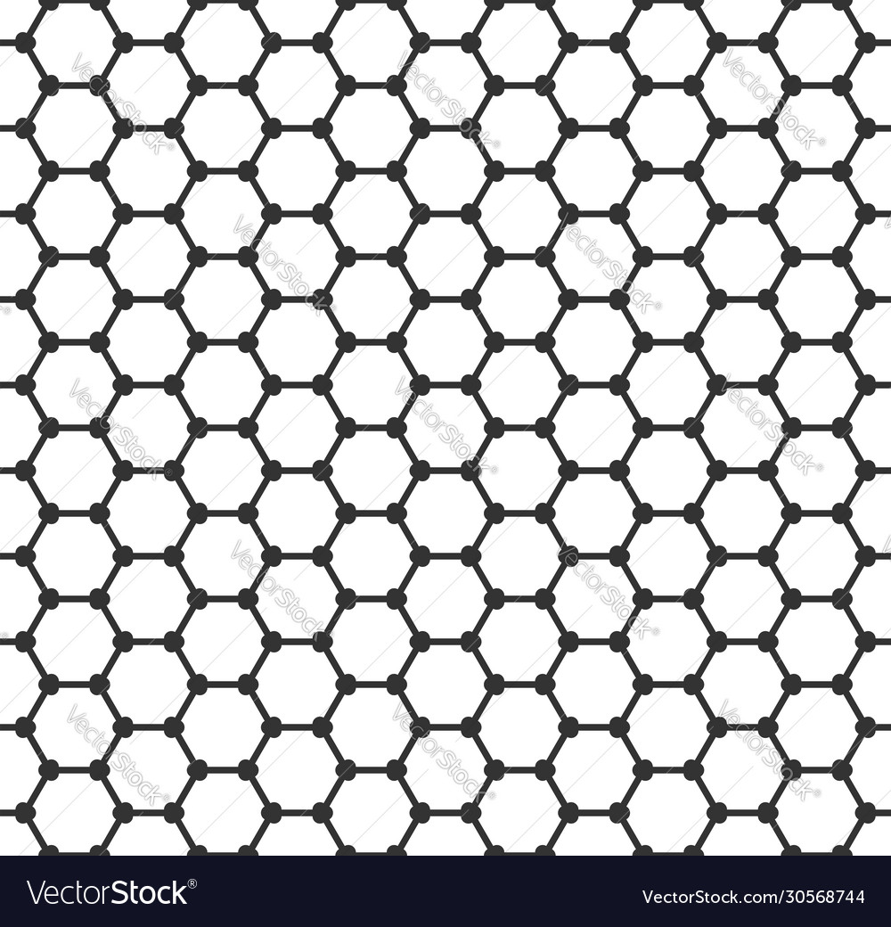 Seamless hexagons pattern