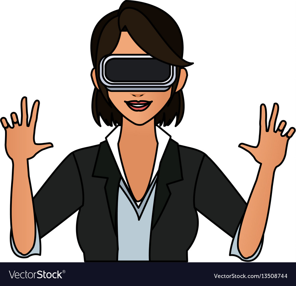 Virtual reality icon image