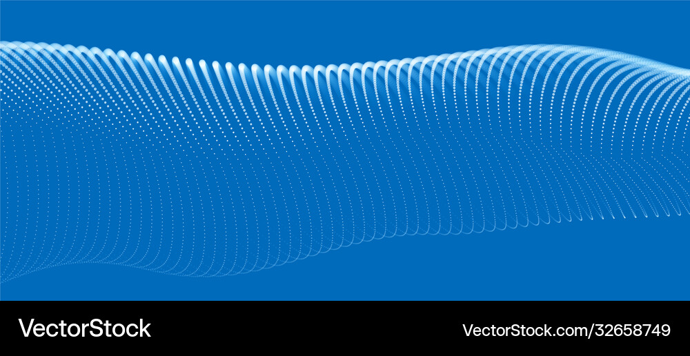 Beautiful abstract background flying particles Vector Image