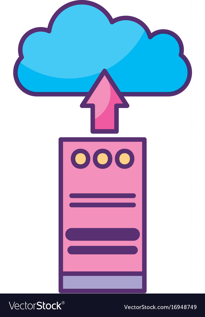 Computer tower with cloud computing