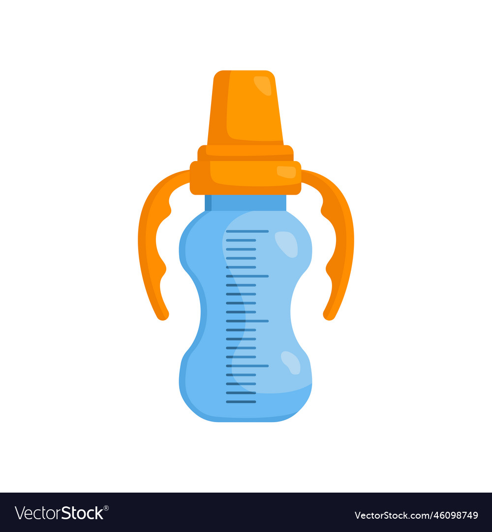 Infant feeding bottle cartoon