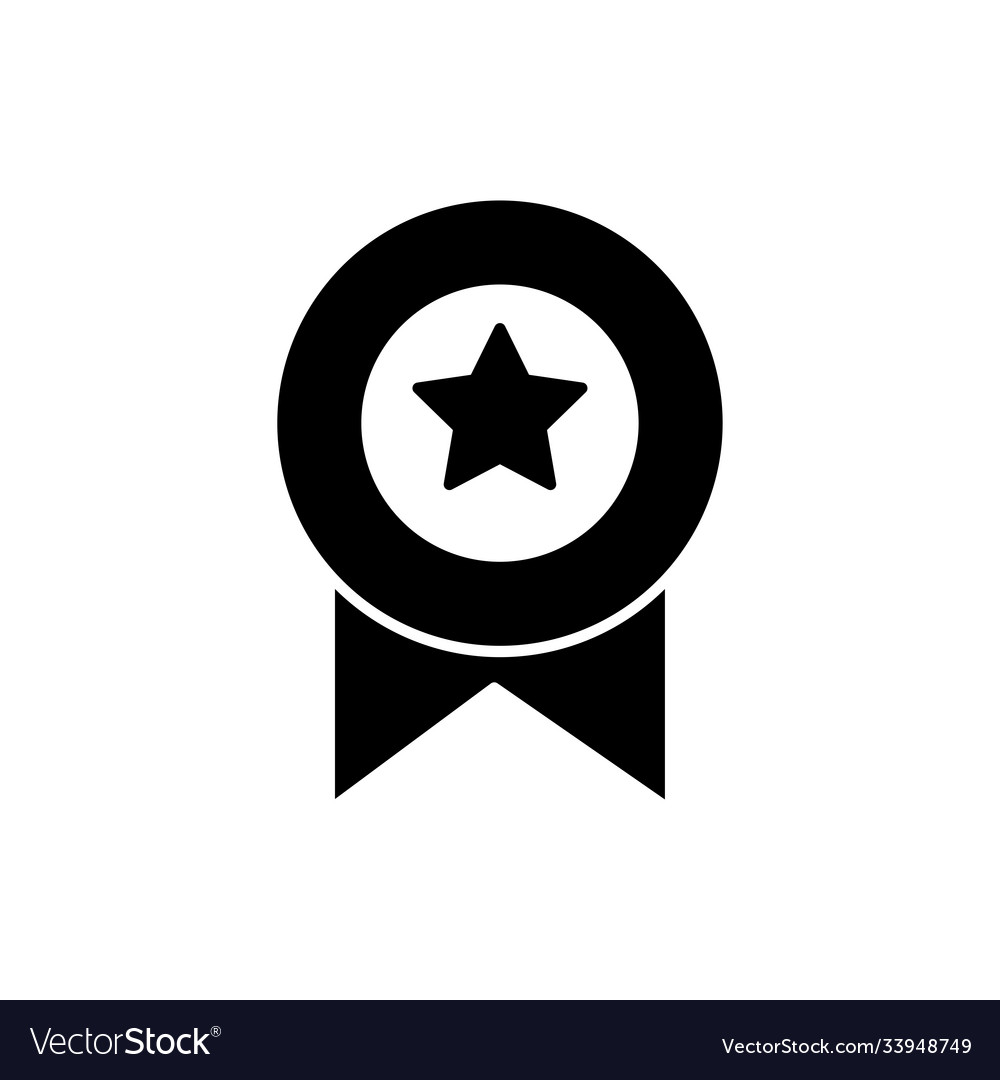 Medal icon icon for champion design template Vector Image