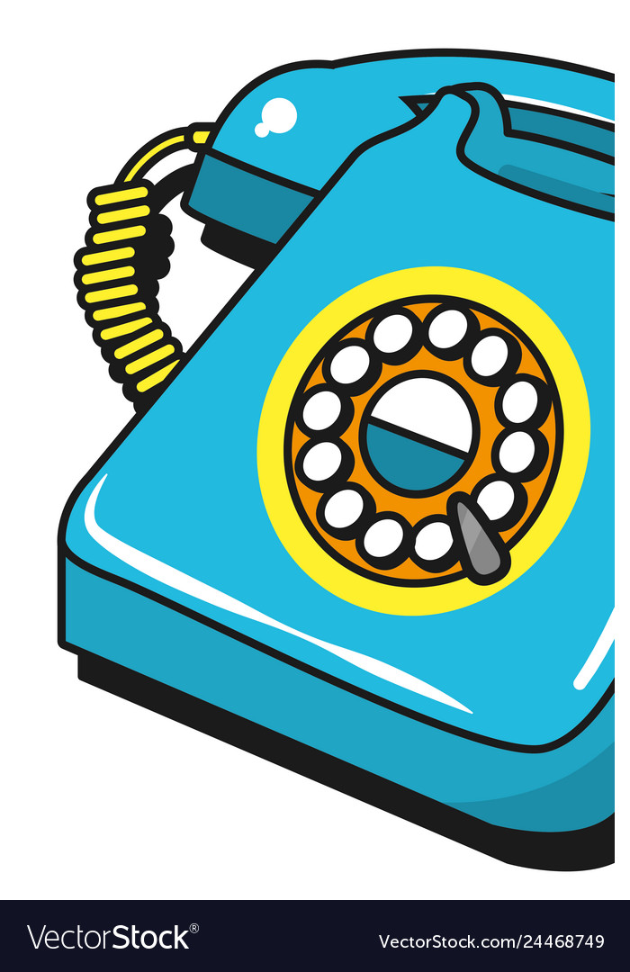 Vintage telephone cartoon Royalty Free Vector Image Vintage telephone cartoon Royalty Free Vector Image