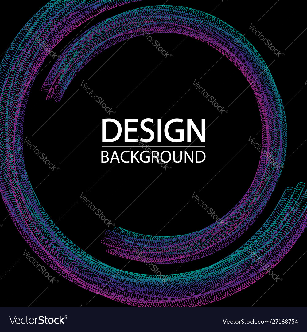 Abstract geometric background with dynamic circles