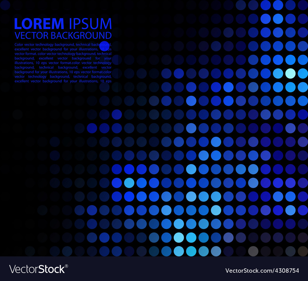 Abstract Halftone Blue Background