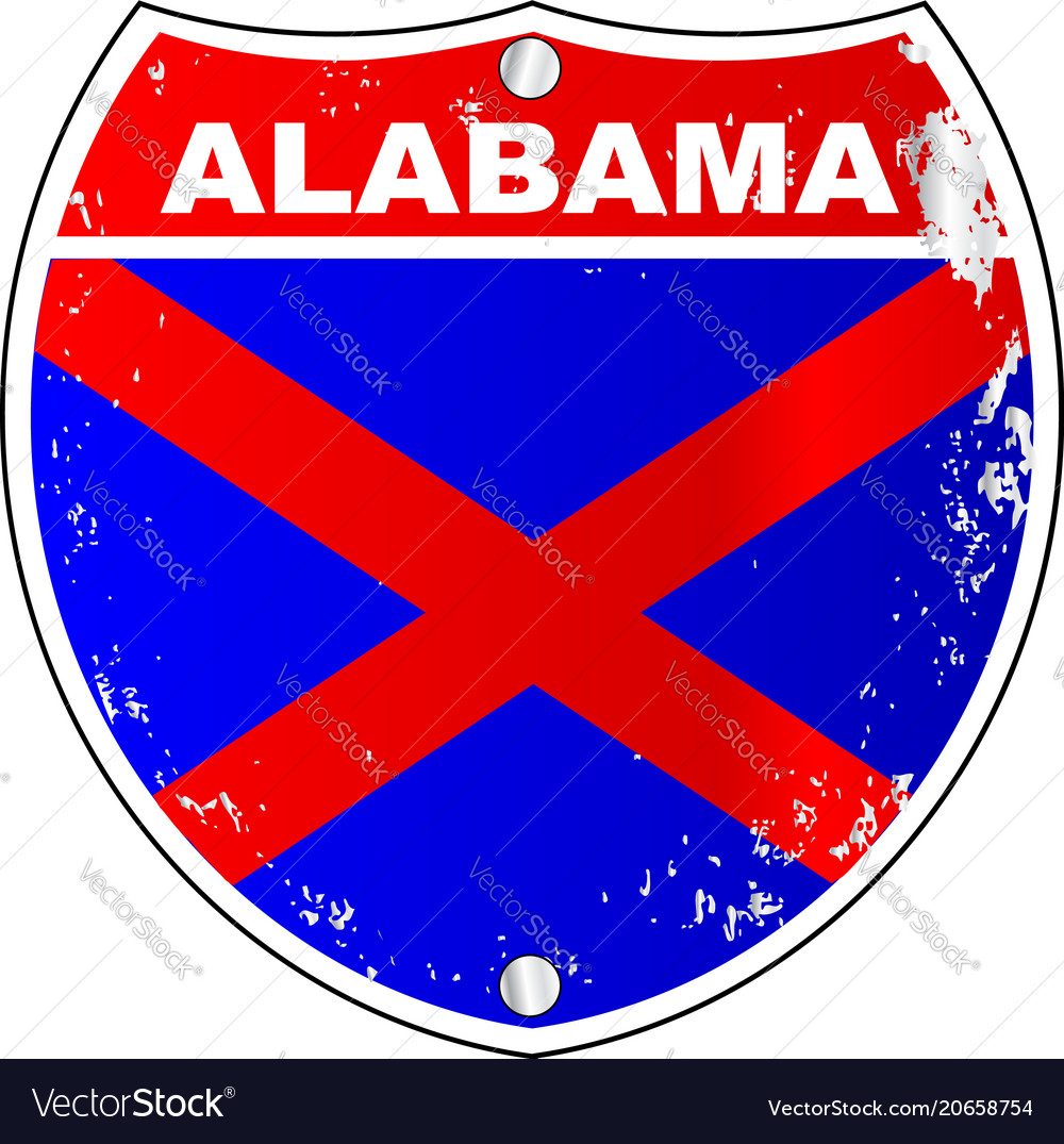 Alabama interstate sign