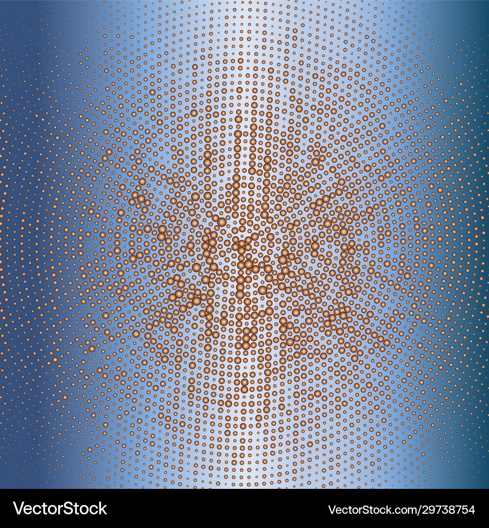 Blue background with bubbles Royalty Free Vector Image