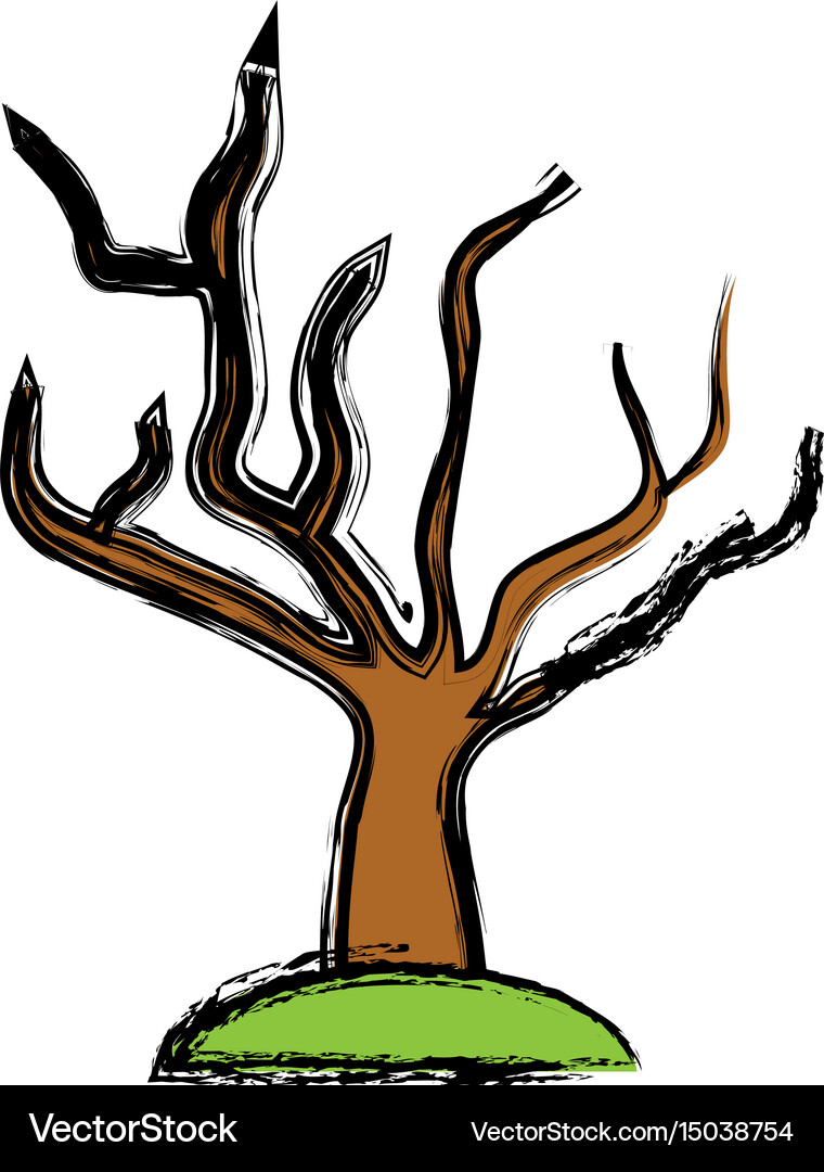 Dry tree icon Royalty Free Vector Image - VectorStock
