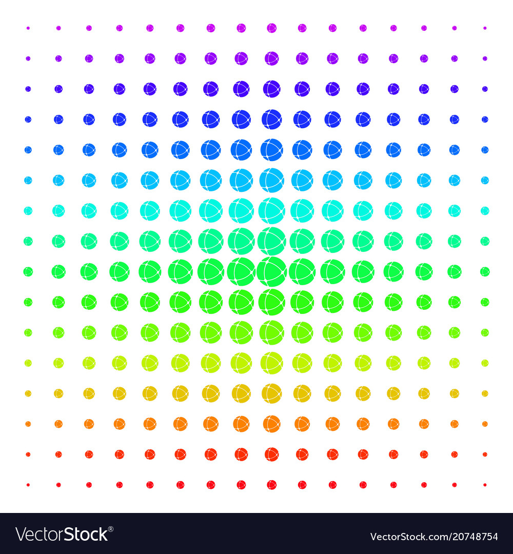 Internet shape halftone spectral grid