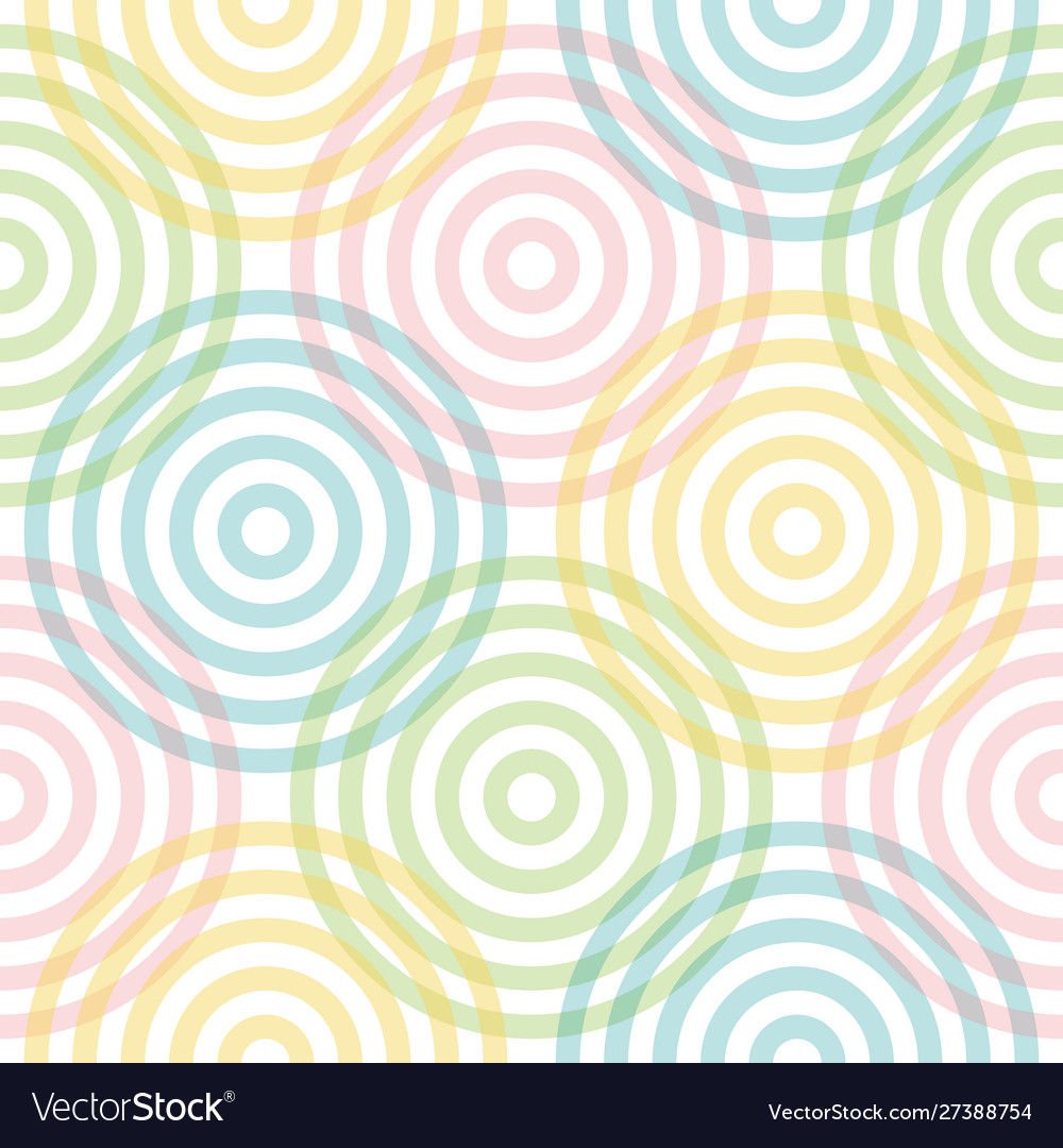 Seamless pattern background multi-color circles