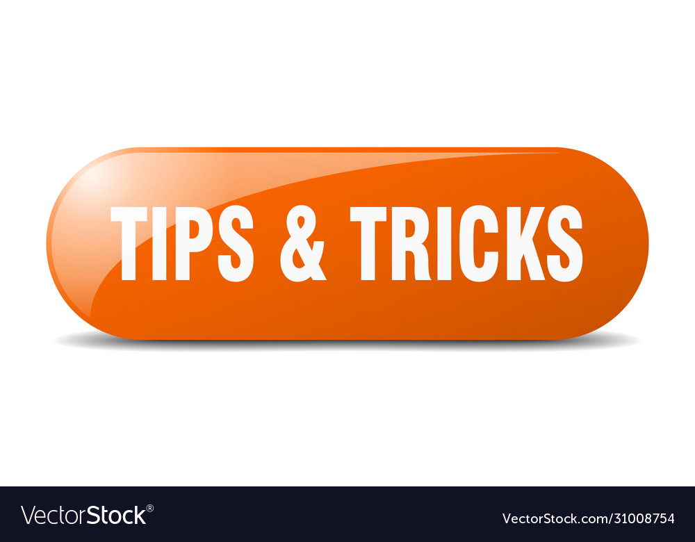 Tipps Tricks Taste Zeichen Taste drücken vector image Tipps Tricks Taste Zeichen Taste drücken