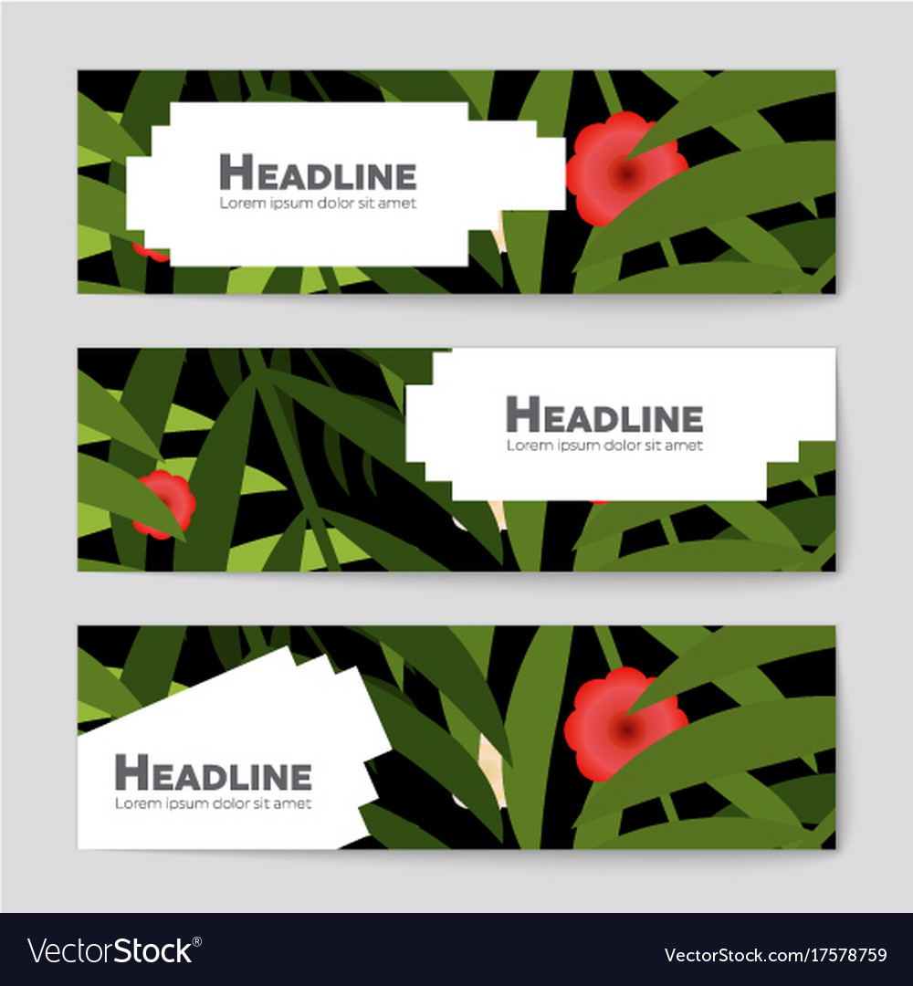 Abstract layout background set for art