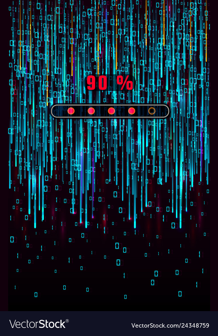 Digital Matrix Code Background