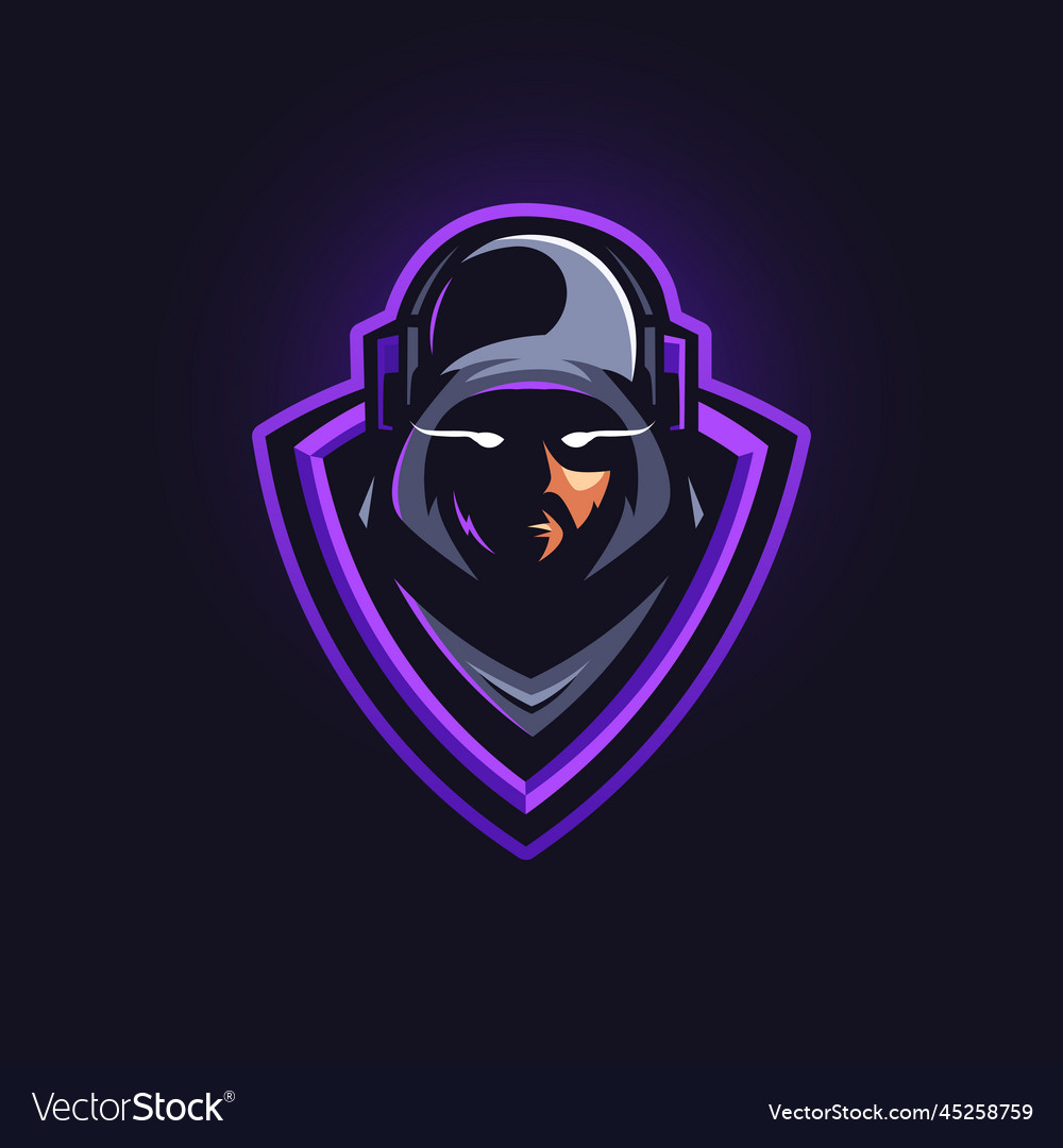 Gamer gaming logo Royalty Free Vector Image - VectorStock