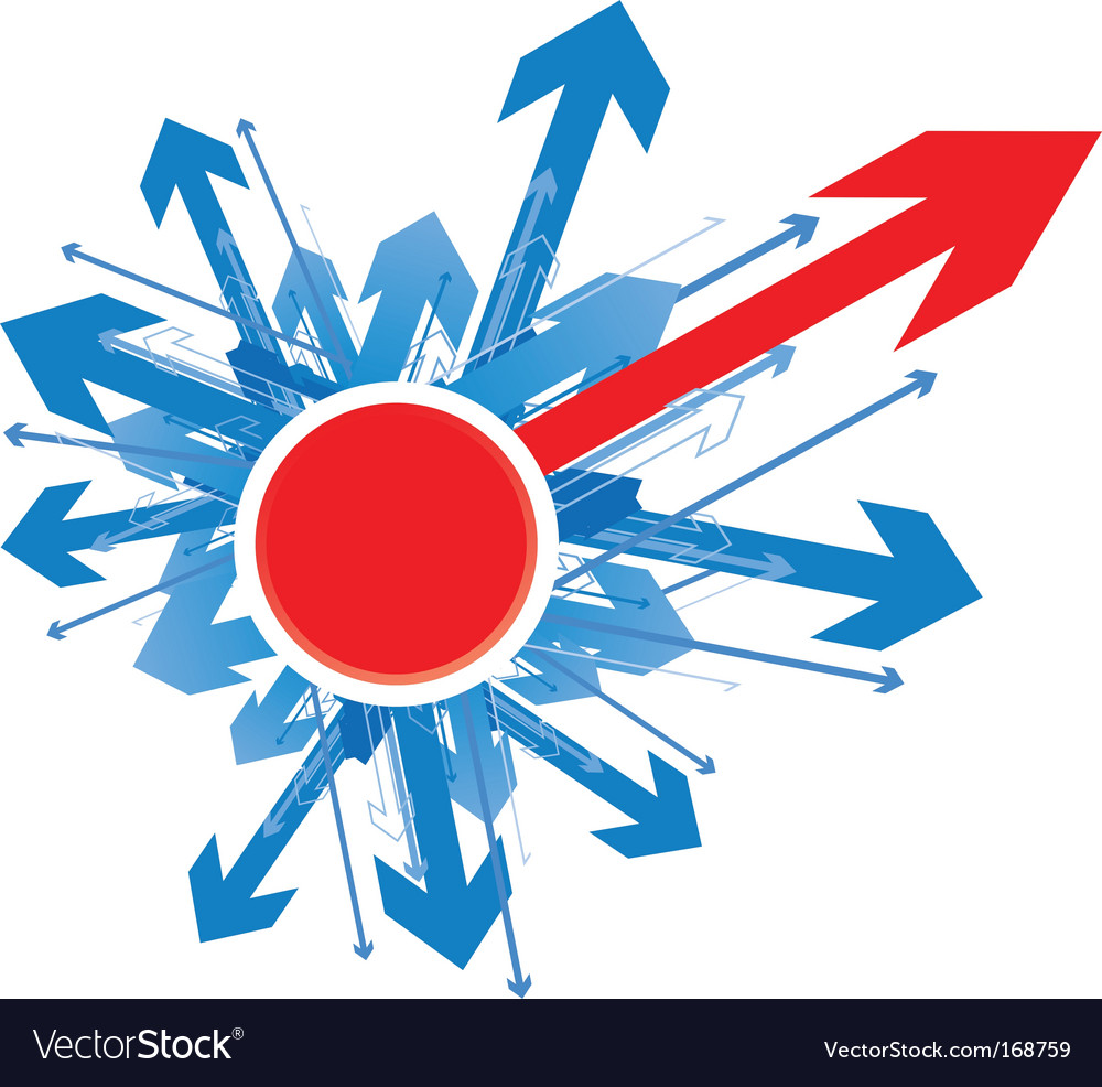 Red Arrow Point