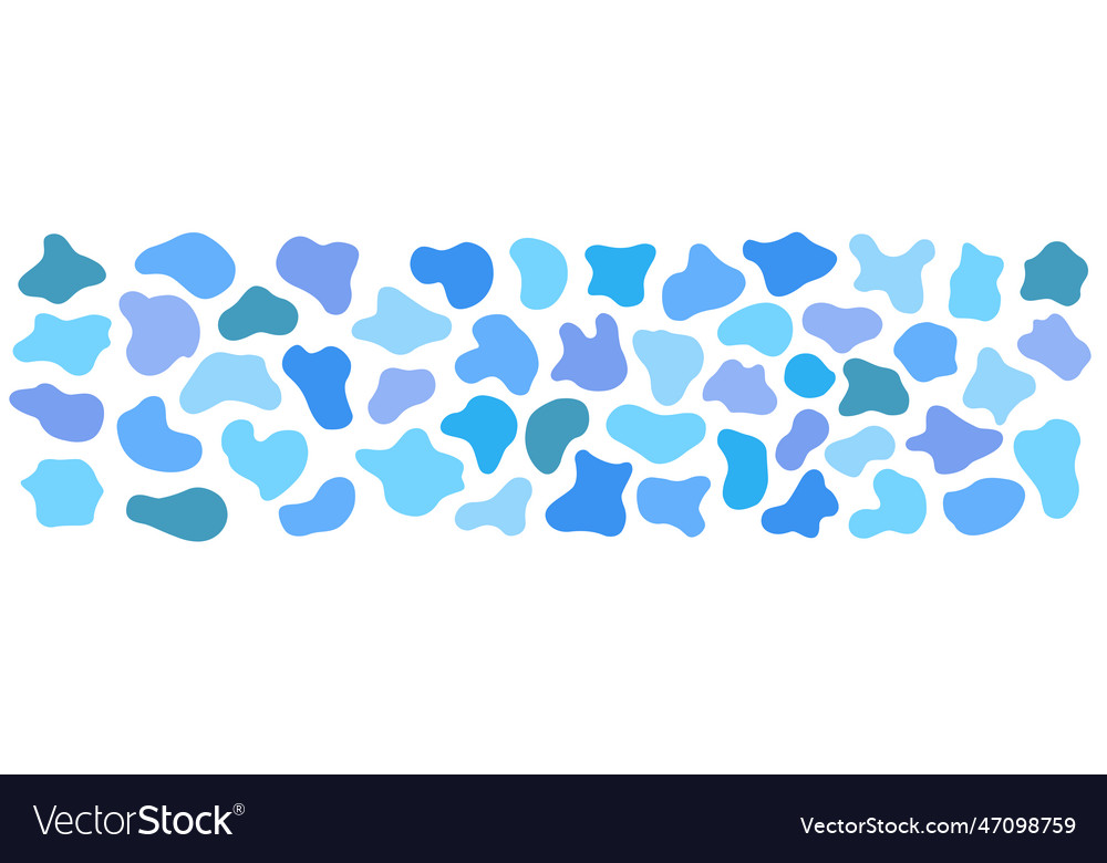 Set of isolated color palette design elements