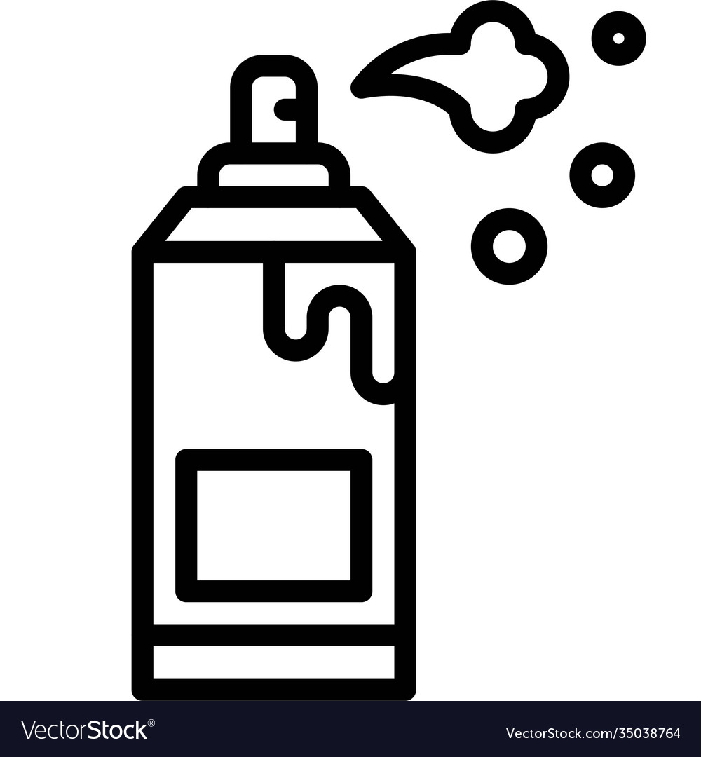 Aerosol paint icon protest related Royalty Free Vector Image