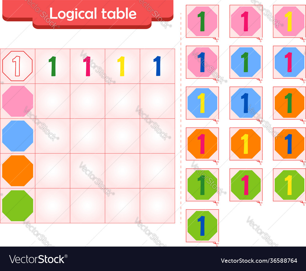 Logic puzzle game for children
