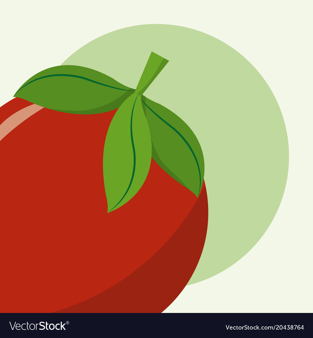 Red tomato cartoon Royalty Free Vector Image - VectorStock