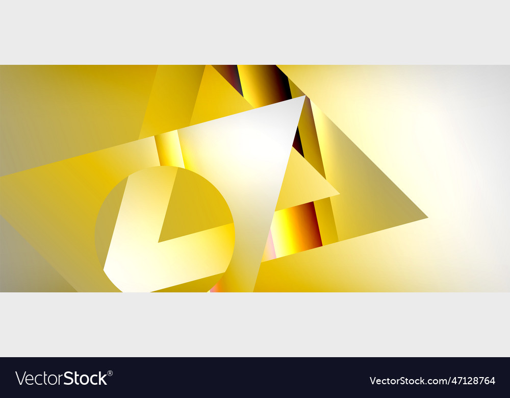 Triangle abstract background with shiny and glossy Vector Image Triangle abstract background with shiny and glossy