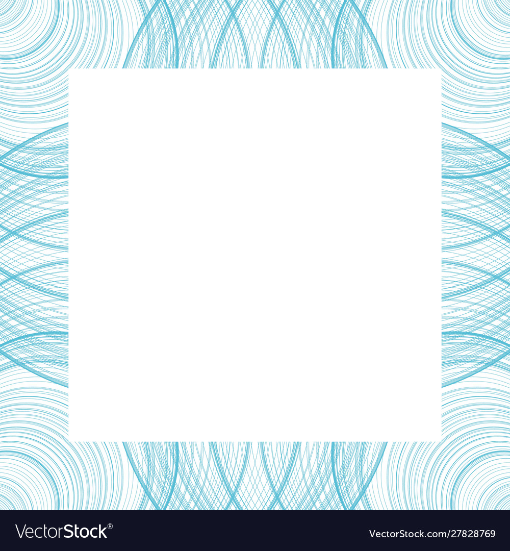 Abstract frame many blue intersecting lines vector image Abstract frame many blue intersecting lines