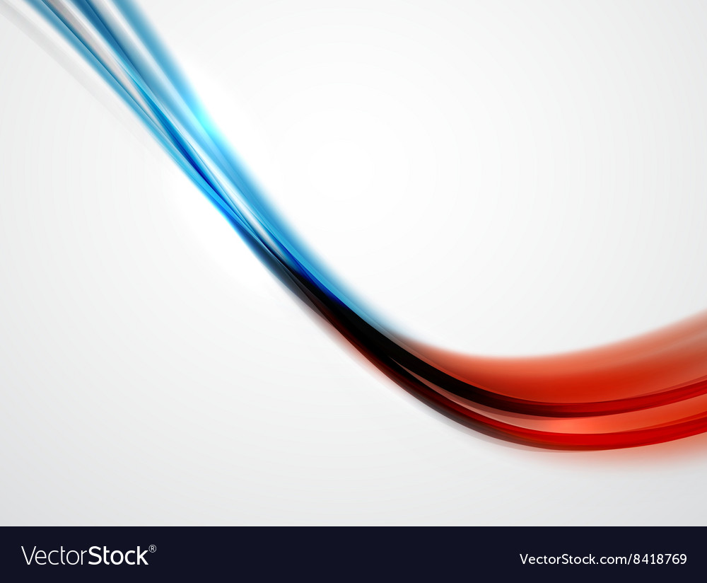 Modern curve stripes template Royalty Free Vector Image