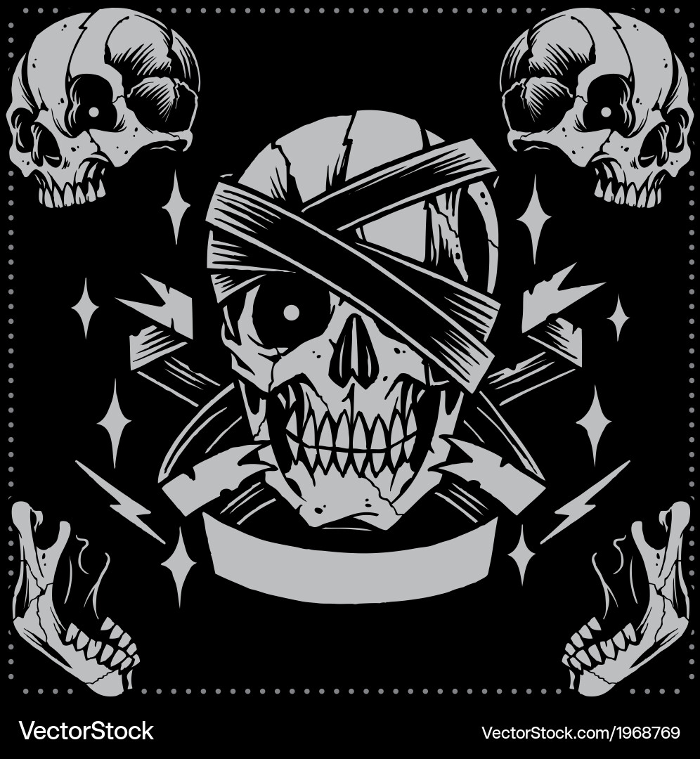 Skull Royalty Free Vector Image - VectorStock