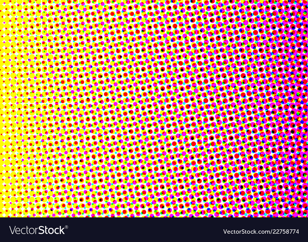 Abstract background of colorful circles