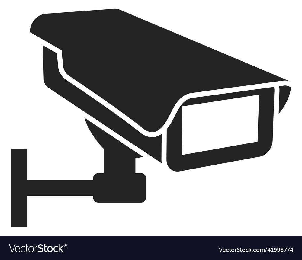 Area monitoring device video camera security Vector Image