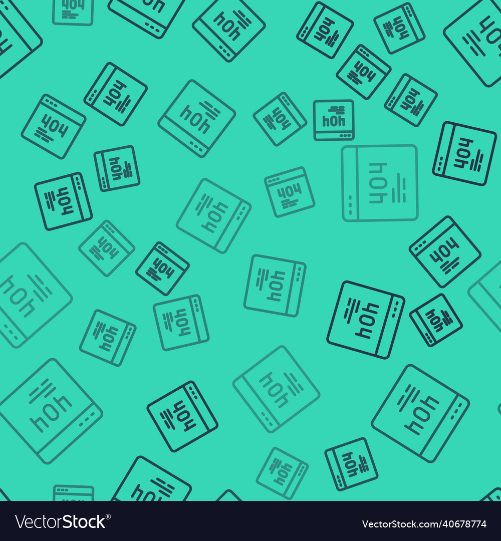 Black line page with a 404 error icon isolated vector image Black line page with a 404 error icon isolated